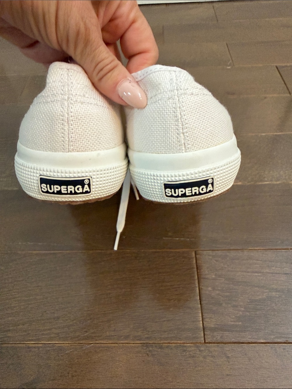 Superga White Low-Top Canvas Sneakers - Picture 5 of 7